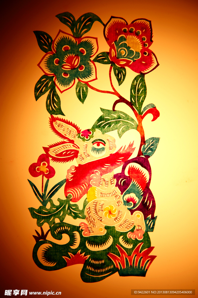 年画兔