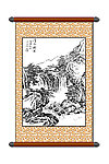 白描 风景画