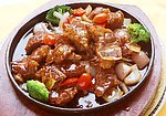 铁板牛仔骨