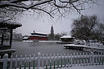 蒙城县万佛塔雪景