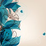 手绘花卉
