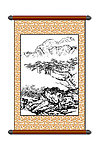 白描 风景画