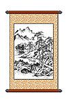 白描 风景画
