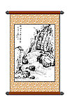白描 风景画