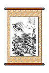 白描 风景画