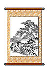 白描 风景画
