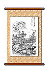 白描 风景画
