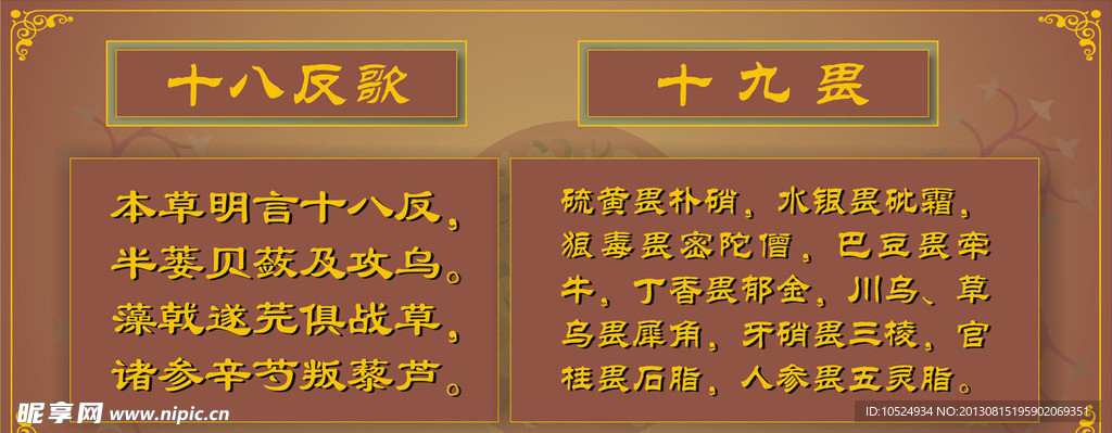 十八反歌 十九畏