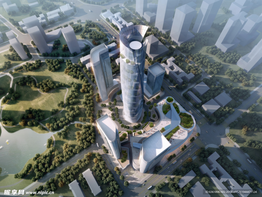 建筑鸟瞰图