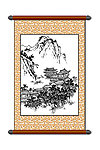 白描 风景画