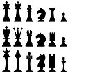 3套国际象棋矢量剪影