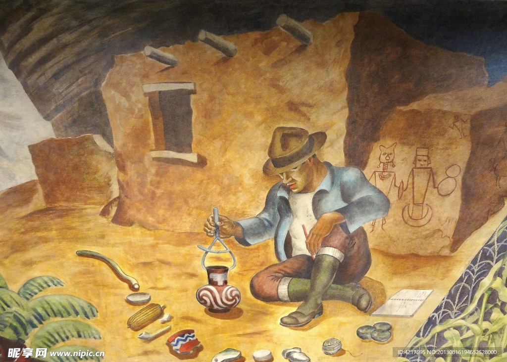高清人物油画