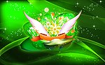 绿色海报 春季素材