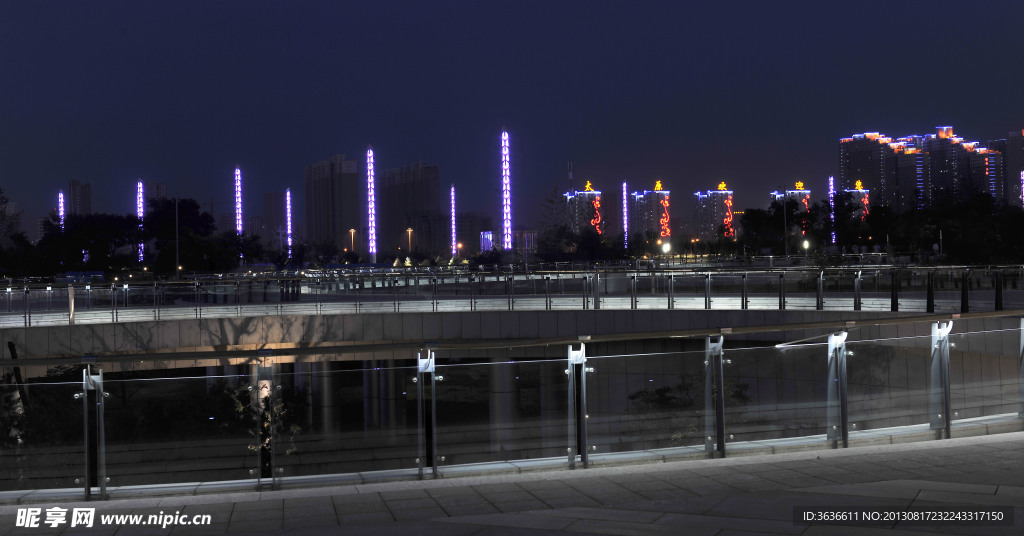 滨河东路夜景