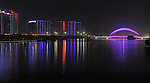 滨河东路南中环桥夜景