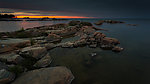 海边夕阳景色