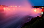 瀑布夜景