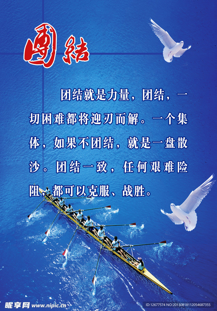 团结展板