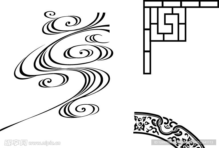 矢量花纹
