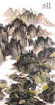 秦岭山水图