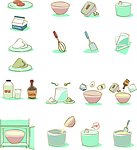 卡通冰淇淋制作餐具