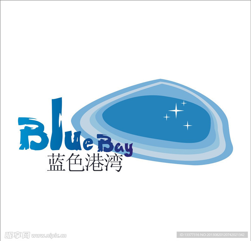 蓝色港湾LOGO