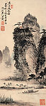 浔江送别图