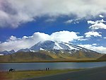 新疆风景雪山