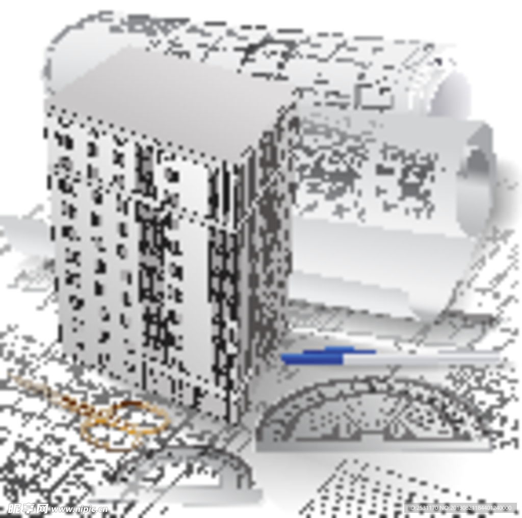 3d城市建筑工程图