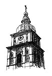 素描城市建筑