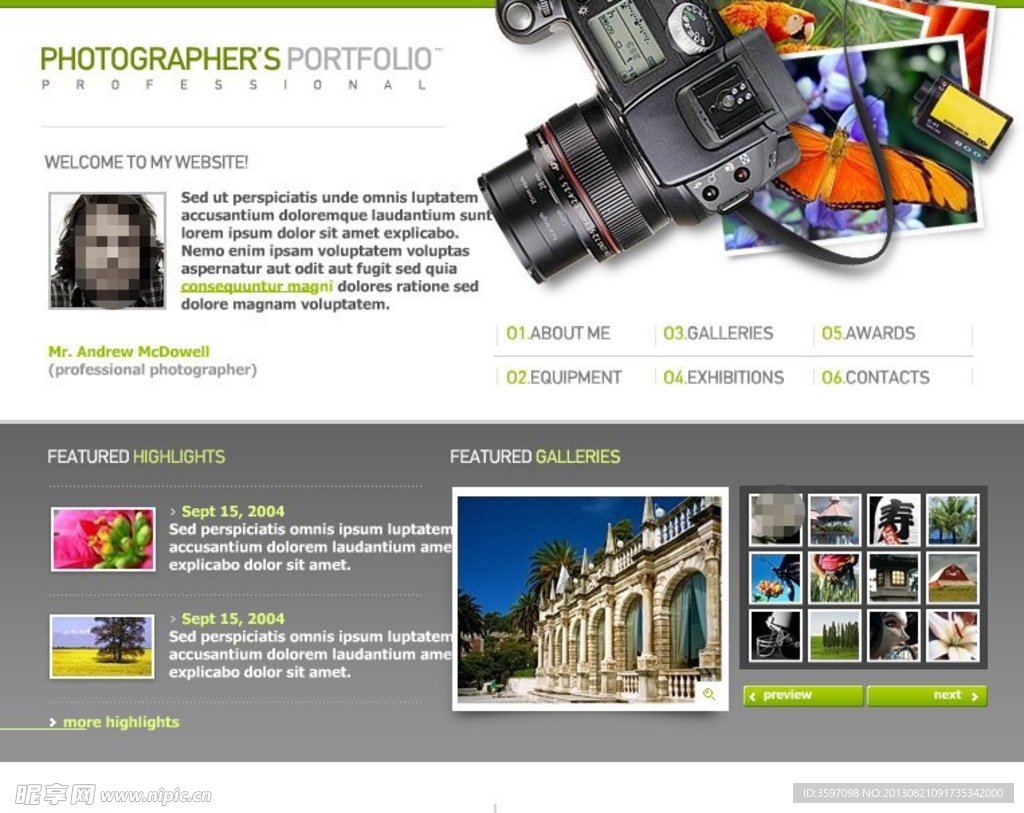 欧美摄影师网站