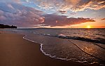 海面夕阳