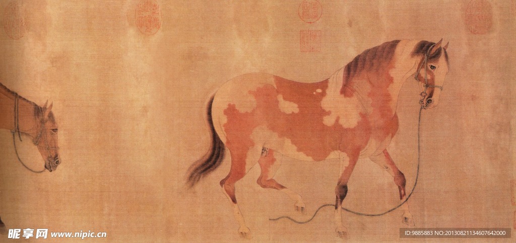 画马 局部
