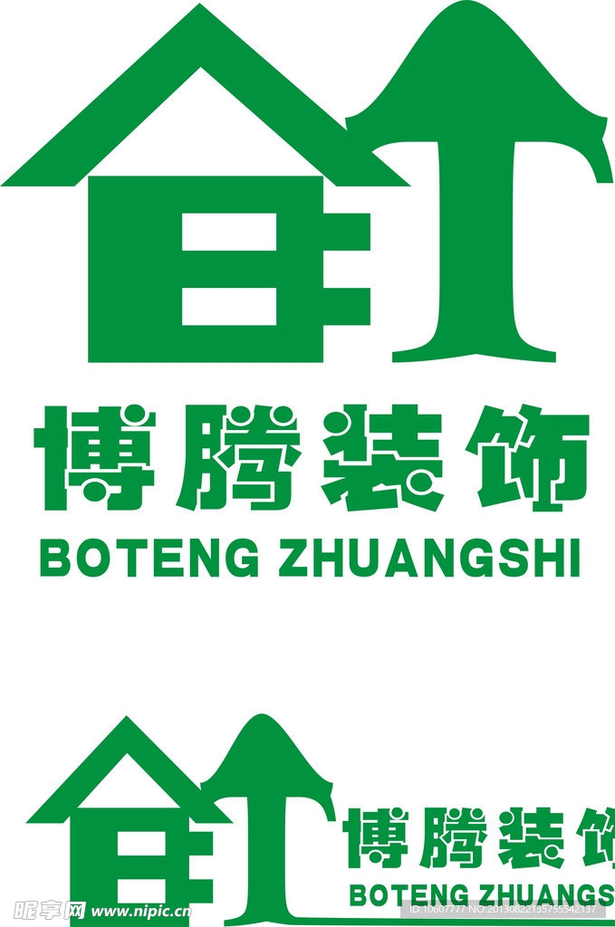 博腾装饰 LOGO