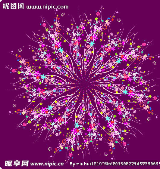 绚丽花边