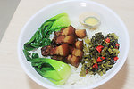 红烧肉饭 剁椒蒸排骨