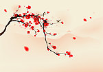 卡通梅花