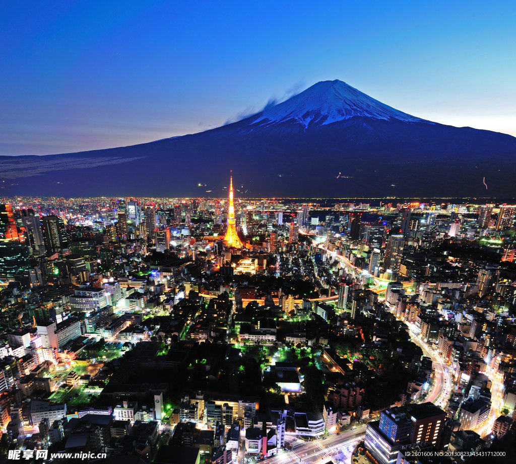 日本东京夜景