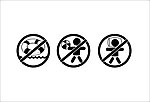 防震袋 禁止标志