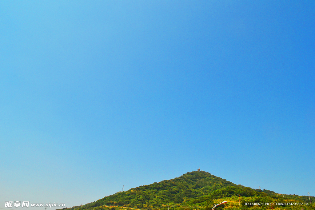 海岛山顶