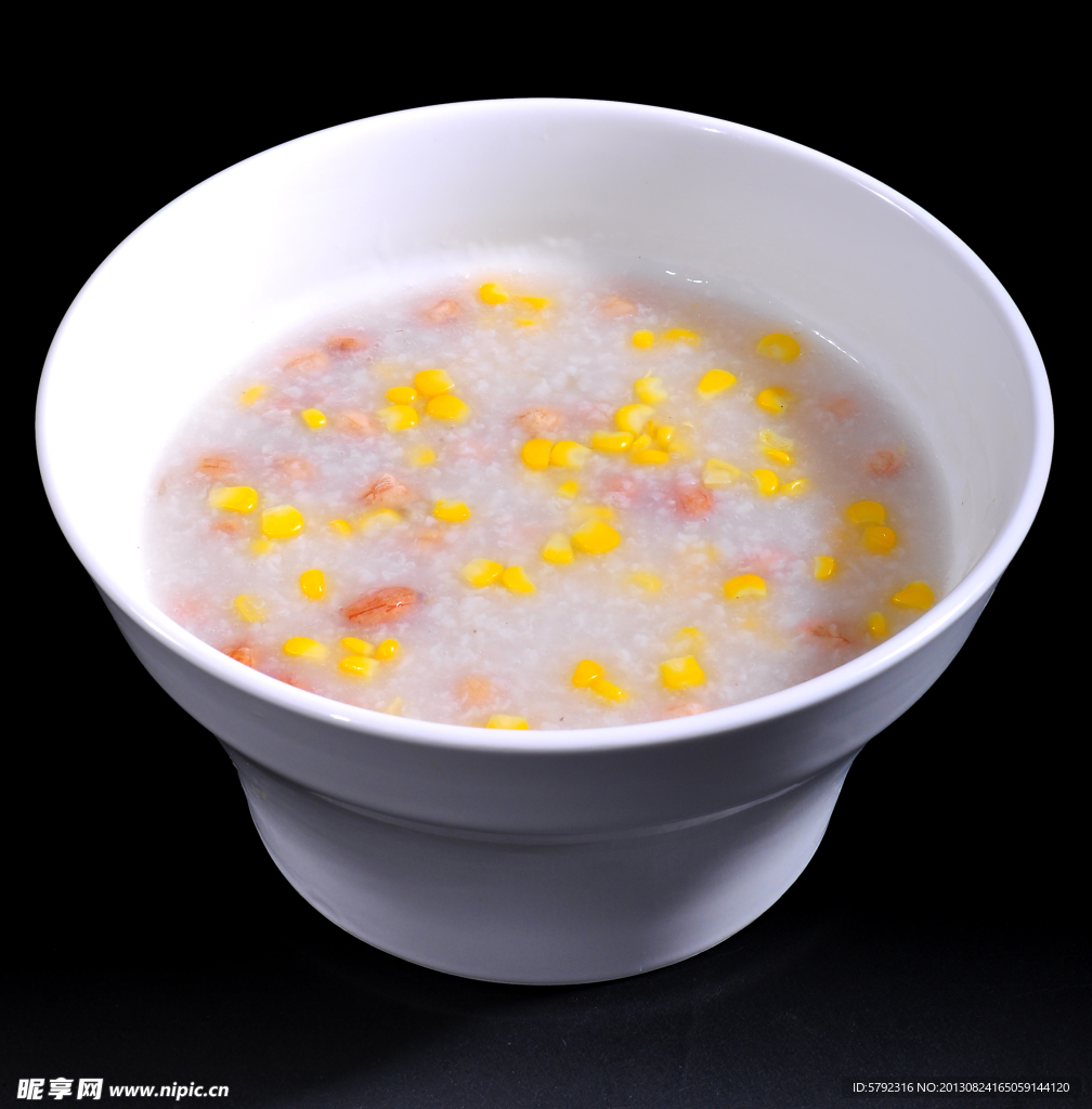 玉米火腿粥