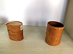 艺术展厅桦树皮工艺品