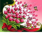 鲜花背景