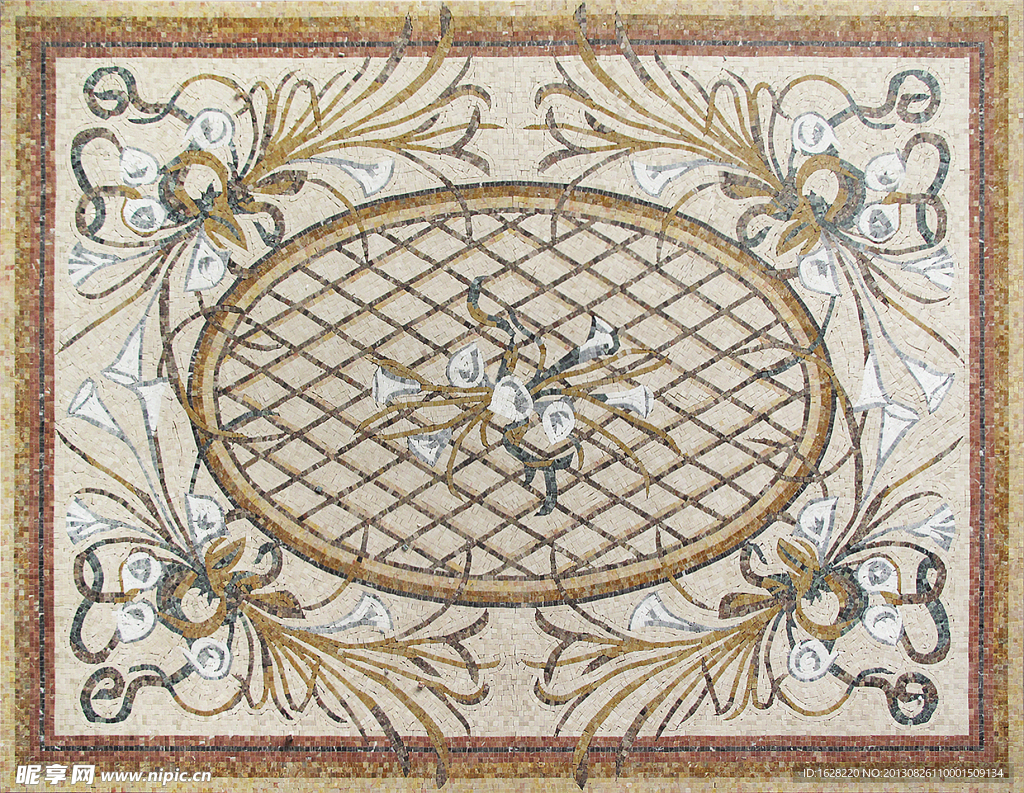 装饰马赛克拼花纹理