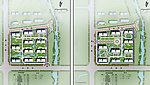 某住宅小区规划设计图两个方案（含cad图）