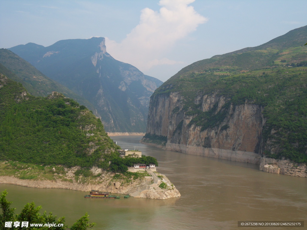 夔门风景