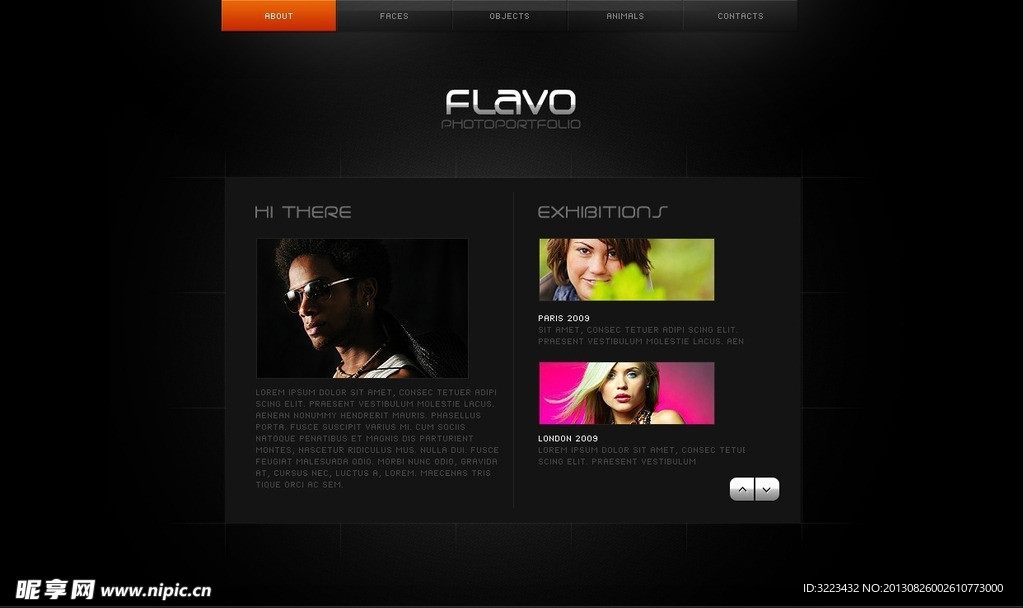 flahs网站设计