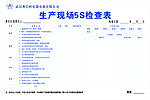 生产现场5S检查表