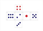 KT板斜面斜角骰子