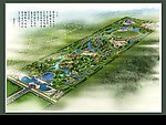 风情园设计鸟瞰图